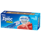 Ziploc Quart Food Storage Freezer Slider Bags, Power Shield Technology for More Durability, 34 Count