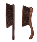 2PCS Hand Broom Cleaning BrushesSoft Bristles Dusting Brush for Cleaning Car/Bed/Couch/Draft/Garden/Furniture/Clothes,Wooden Ha