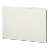 Smead 52334 Recycled Tab File Guides Blank 1/3 Tab Pressboard Legal 50/Box