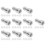Pressure Cooker Float Valve Leak Sealing Replacement Kit for GoWISE Cookers Silicone 10 Valves 40 Rings