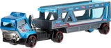 Hot Wheels Super Rigs, Toy Transporter Truck & Toy Car In 1:64 Scale (Styles May Vary)
