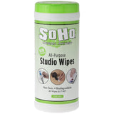 SoHo Urban Artist Paint Remover Wipes, Biodegradable Paint Brush Cleaner Wipes, Also Be Used on Hands, Palettes, Studio Floors, 