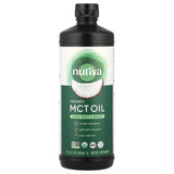 Nutiva Organic MCT Oil, Unflavored, 32 Oz, USDA Organic, Non-GMO, Non-BPA, Whole 30 Approved, Vegan, Gluten-Free & Keto, 14g MCT