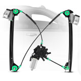 YHTAUTO Front Passenger Side Power Window Regulator With 2-Pin Motor Assembly Compatible with Chevrolet Corvette 1997-2004 V8 5.