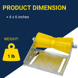 Tie Down Engineering 86279 5 Keel Roller With Panel Bracket Assembly