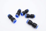 IVLPHA Push to Connect Fitting 8mm Tube OD x 6mm Tube OD Reducer, Pneumatic Air Water Straight Union Two Way Connector/Coupler (