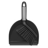 NACENA Mini Broom and Dustpan Set, Small Dust Pan and Brush Set with Handle Dustpan Teeth for Cleaning Hair Suitable for Office 