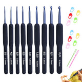Loyeley Crochet Knitting Needles, Handicrafts, Diy Tool, Lace Crochet Set, Jumbo Crochet Hook, Stitch Marker, Diy Tool, Case Inc