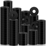 Treela 128 Pcs Rubber Isolation Pads Thick Rubber Washers 1.5 Inch OD 0.5 Inch ID 0.4 Thick Mechanical Vibration Damping Pads 