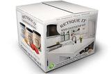 Retique It Liquid Wood Countertop Kit with Wood Gel Stain - Genuine Wood Finished countertops (32 oz (Island), 98 White Wash)