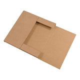 AVIDITI EasyFold Corrugated Cardboard Mailing Boxes, 12 1/2L x 12 1/2W x 1H, 50Pack | CrushProof, for Shipping, Mailing an
