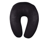 Kozdiko Orthopaedic Velvet Memory Foam Car U Shaped Black Travel Neck Rest Cushion Pillow 1 Pcs For Honda Jazz