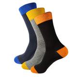 Obssez MenS CalfLength Pure Combed Cotton Socks 3 Pack (Black), Shoe Size 610 Soft, Breathable & SweatAbsorbent