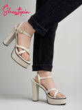 Shoetopia Women'S Heeled Sandal-7 Kids Uk (Fast-Cream)-Eu40,Cream,7,B0D2TVRQNQ
