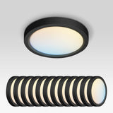 ASD LED 5 Inch Round Flush Mount Ceiling Light Fixture | 10W 700LM 2700-6000K 120V | 5CCT, Dimmable, Ultra Slim, ETL Listed | Th