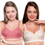Trylo Kpl Combo Pack 36 Rose Gold & Skin D - Cup - Pack Of-2,RoseGold & Skin,36,B0BBG525K2