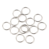 HDSupplies 200 Pieces - 16mm Jump Rings Silver Tone - 15 Gauge (1.5mm Thickness)