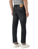INKD Men's Stretchable Regular Fit Jeans,Black Whack