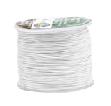 Mandala Crafts White 0.5mm Waxed Cord for Jewelry Making 109 Yds White Waxed Cotton Cord for Jewelry String Bracelet Cord Wax 