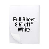 Buhbo Full Sheet Address Shipping Label 8.5 x 11 Sticker Labels for Laser & Ink Jet Printers (100 Sheets)