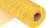 Craig Bachman 10 Two Tone Deco Mesh: Yellow & Gold (10 Yards) Waterproof, Durable, Reusable & Versatile for Crafting, Wreaths, 