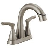 Delta Faucet Broadmoor Pull Down Bathroom Faucet Brushed Nickel, Bathroom Faucet, Bathroom Sink Faucet with Pull Down Sprayer, C