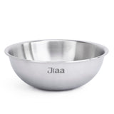 JIAA Triply Stainless Steel Kadai Tasla, 24 cm/2.8 L, Induction Friendly, Serves 56, Ideal for Family Meals, Recipes Like Aloo
