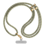 CASETiFY 8mm Rope Cross Body Strap with Card - Khaki