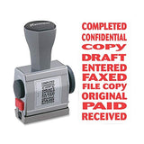 Xstamper(R) 10In1 Phrase Stamp, Red