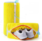 DDayons Shoe Washing Bag, Machine Washable Laundry Bag For Sneakers, Hidden Zipper, Yellow