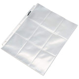 Amazon Basics 9 Sleeve Card Protectors Binder Sheet - 500-Pack, Clear