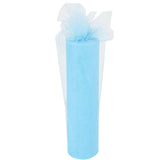 Light Blue Tulle Roll Spool 24 Inch x 100 Yards for Tulle Decoration