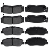ECCPP D1297-8414 D1202-8322 Rear & Front Ceramic Disc Brake Pad Set Fit For Hyundai Santa Fe 2007-2009