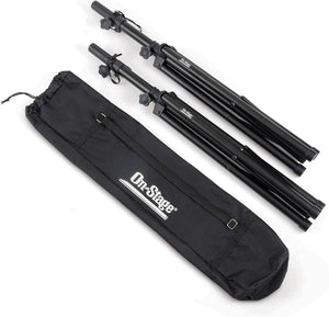 All-Aluminum Speaker Stand Pak With Draw String Bag