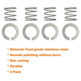 MITCHENIFY 4-Pack Stainless Steel Spring and Washer Kit Fit for Kitchenaid Stand Mixer, Quick Install Accessories and Upgrade Pa