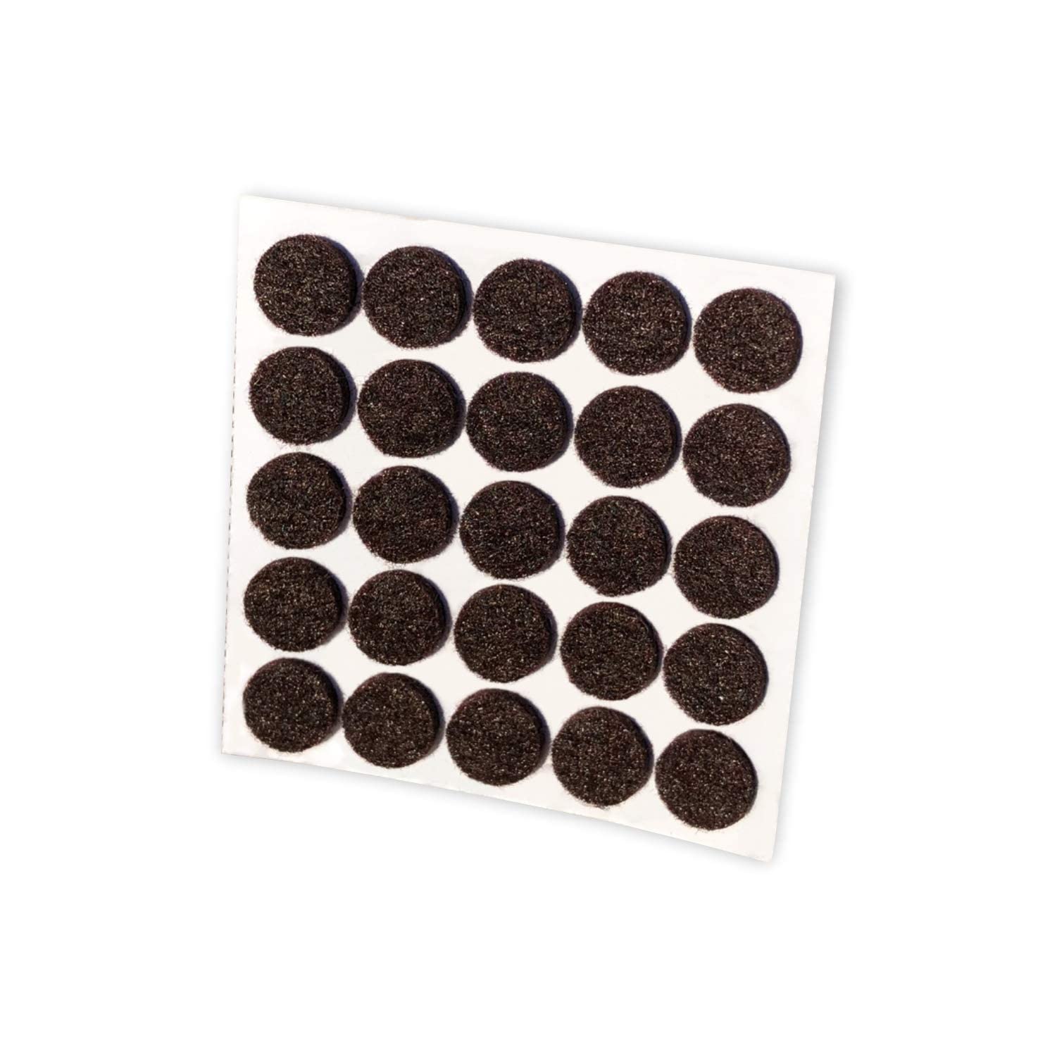 1000 Pack Rok Hardware Heavy Duty 38 (95mm) Diameter Self-Adhesive Felt Pads, Furniturecabinet Bumpers, 18 (3mm) Height, Round, 