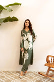 Anni Designer Women'S Rayon Viscose Straight Printed Kurta With Palazzo (Cukari Green-Vks02_Xl_Green_X-Large),Green,XL,Rayon Viscose,Regular,