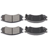 ECCPP D507-7386 4pcs Front Ceramic Disc Brake Pad Set - Fit for Saturn SC (1991-1992, 1993-2002), SL (1991-2002) & SC2 (1993-200