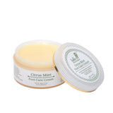 Rustic Art Organic Citrus Mint Foot Care Cream | Intensive Moisturizing for Dry Cracked Feet | Natural AntiBacterial | NonGrea