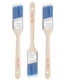 Bates- Angle Paint Brushes for Walls and Trim, 1.5, 3 pcs, Treated Wood Handles, 1.5 Inch Paint Brush