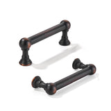 khtumeware 10 Pack 3 Inch Hole Center Oil Rubbed Bronze Cabinet Pulls Heavy Duty Solid Cabinet Handles cabinets Dressers Kitchen