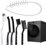 Washing Machine Cleaning Brush Kits,Front Load Washer Scrub Cleaner Tools Accessories1 Pcs Drum Laundry Cleaner Brush and 5 Pcs