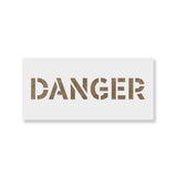 Danger Sign Stencil Accurate Industrial Floor Markings with Specialized Stencils, Stencils for Canvas