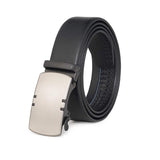 Zacharias MenS Faux Leather Belt With Autolock Buckle Tai38 (Black, 4Xl) (Pack Of 1)