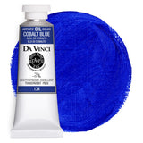 DA VINCI PAINTS Professional Artist Oil Paint, Cobalt Blue, 37mL