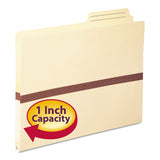 Smead 75487 1Inch Exp File Pocket 2/5 Tab Letter Manila