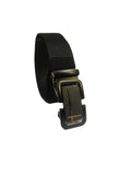 Usl MenS Nylon Canvas Autolock Buckle Free Size Belt (Free Size, Black 60F)