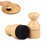 Cutting Board Oil Applicator & Scrub Brush, 3 Pcs Cutting Board Oil Sponge