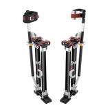 VEVOR Drywall Stilts, 24-40 Adjustable Aluminum Tool Stilts with Protective Knee Pads, Durable and Non-Slip Work Stilts for 