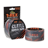 TREX Ferociously Strong Repair Tape, Sticks to Wet Surfaces, All Weather and UV Resistant, 1.88 x 9 Yards, Clear, 1Roll (2415